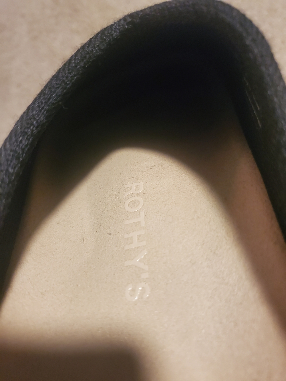 Rothy's Clog Soft Black Knit Slip-On - Picture 4 of 6